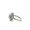 56 Bague Art déco en platine avec émeraude de Colombie et diamants 58 Facettes 50508