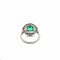 56 Bague Art déco en platine avec émeraude de Colombie et diamants 58 Facettes 50508