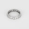 51.5 Alliance américaine en platine et or blanc avec diamants 58 Facettes B260485