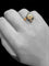 Bague 55 Bague vintage en or jaune avec perle et diamants 58 Facettes