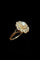 Bague 55 Bague austro-hongroise fleur en or jaune, perle et diamants 58 Facettes