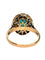 53 Bague en or rose, émeraude 1,50 ct et diamants 58 Facettes 2251