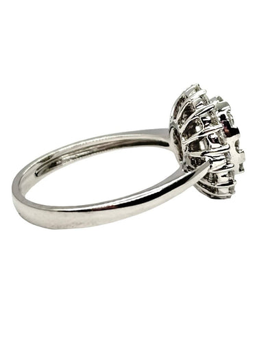 52 Bague en or blanc et diamants 1 ct 58 Facettes 2247