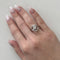 Bague 56 Bague spirale en or blanc 18 ct avec diamants 0,42 ct 58 Facettes 34821