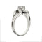 Bague 56 Bague spirale en or blanc 18 ct avec diamants 0,42 ct 58 Facettes 34821