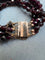 Bracelet Bracelet quatre rangs de perles de grenat, fermoir or jaune 58 Facettes Lazuli08/09