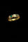 Bague 48 Bague de petit doigt en or jaune, émeraude et diamants marquise 58 Facettes