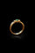 Bague 48 Bague de petit doigt en or jaune, émeraude et diamants marquise 58 Facettes
