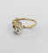 59 Bague toi et moi en or rose, platine et diamants 58 Facettes A07741