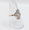 59 Bague toi et moi en or rose, platine et diamants 58 Facettes A07741