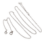 Art déco - Collier chaîne forçat en platine 58 Facettes A07742