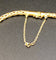 Collier maille épi en or jaune 58 Facettes 21874