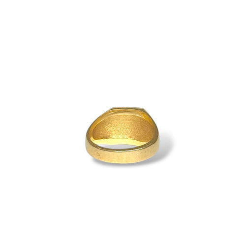 Bague 57 Chevalière aigle en or jaune 58 Facettes REF2528-295