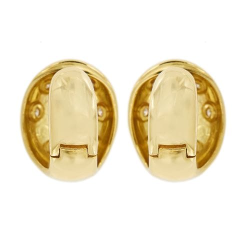 Boucles d'oreilles Boucles d’oreilles étoiles et diamants en or jaune 18 ct 58 Facettes 28569