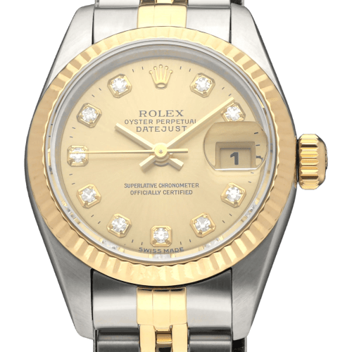 Rolex - Montre Lady-Datejust 69173G en or et acier