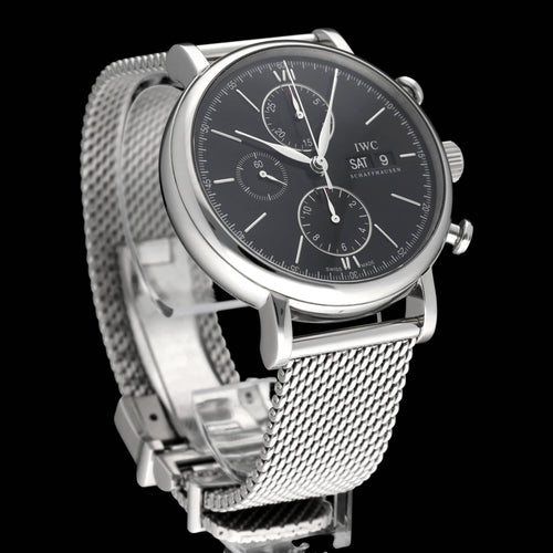 Montre IWC Portofino - Montre chronographe IW391006 en acier 58 Facettes IWC/PRT/006