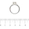 Bague 52 Bague solitaire - Diamant 0,98 ct en or blanc 18 ct 58 Facettes 34732