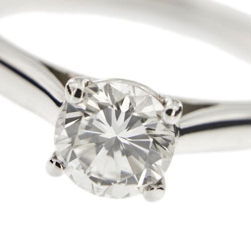 Bague 52 Bague solitaire - Diamant 0,98 ct en or blanc 18 ct 58 Facettes 34732