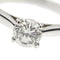 Bague 52 Bague solitaire - Diamant 0,98 ct en or blanc 18 ct 58 Facettes 34732