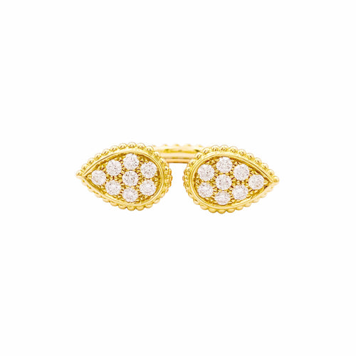 Bague 50 Boucheron Serpent Bohème - Bague Motif S en or jaune et diamants 58 Facettes 35990