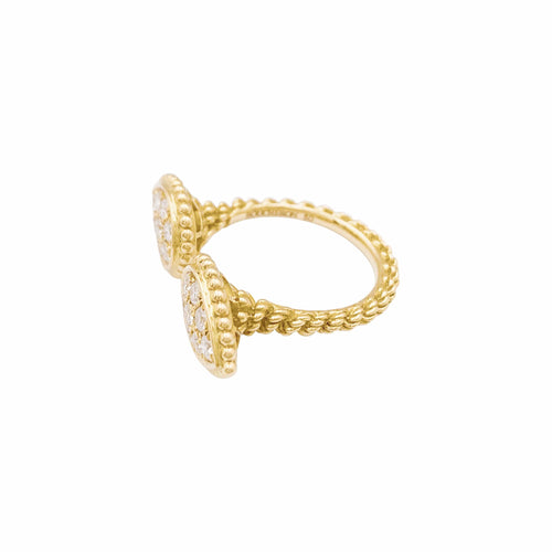 Bague 50 Boucheron Serpent Bohème - Bague Motif S en or jaune et diamants 58 Facettes 35990