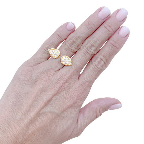 Bague 50 Boucheron Serpent Bohème - Bague Motif S en or jaune et diamants 58 Facettes 35990