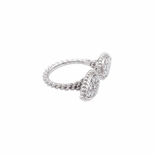 Bague 50 Boucheron - Bague Serpent Bohème Motif S en or blanc et diamants 58 Facettes 35989