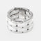 Bague 54 CHANEL Ultra - Bague en or blanc et céramique blanche 58 Facettes 204