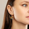Boucles d'oreilles BVLGARI Astrale - Boucles d'oreilles en or jaune, diamants et pierres de couleur 58 Facettes 221