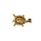 Broche Broche tortue émaillée en or jaune et or blanc 18 ct 58 Facettes 28598
