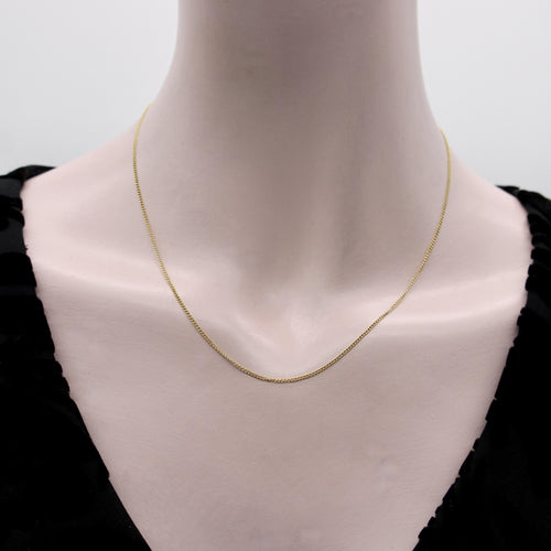 Collier Collier chaîne maille gourmette en or 14K 58 Facettes 11218