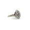 Bague 56 Art déco - Bague Order of the Eastern Star en or blanc et diamants 58 Facettes 11219