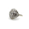Bague 56 Art déco - Bague Order of the Eastern Star en or blanc et diamants 58 Facettes 11219