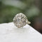 Bague 56 Art déco - Bague Order of the Eastern Star en or blanc et diamants 58 Facettes 11219