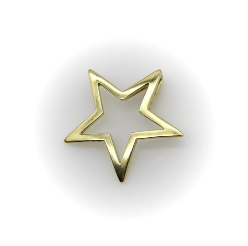 Pendentif Roberto Coin - Pendentif étoile en or 18 ct et rubis 58 Facettes 11220