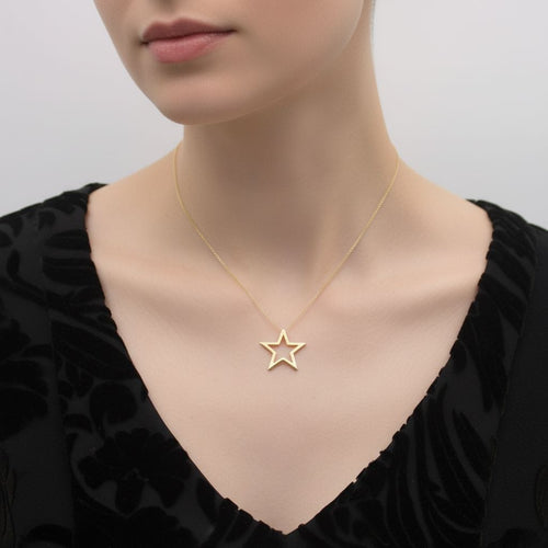 Pendentif Roberto Coin - Pendentif étoile en or 18 ct et rubis 58 Facettes 11220