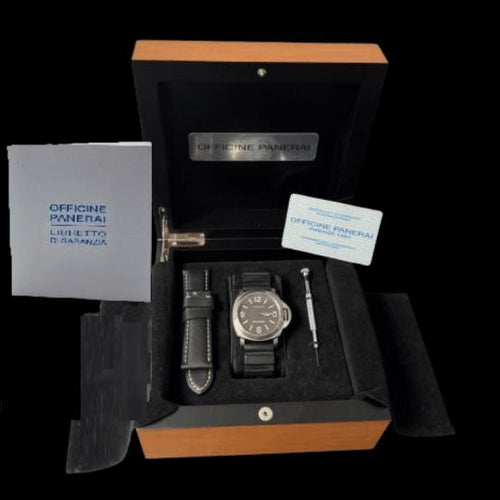 Montre Panerai - Montre Luminor Base en titane 58 Facettes MT47705