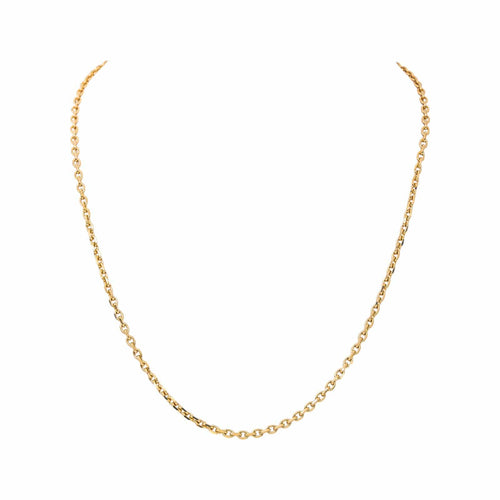 Collier maille forçat en or jaune 58 Facettes 5841748CN