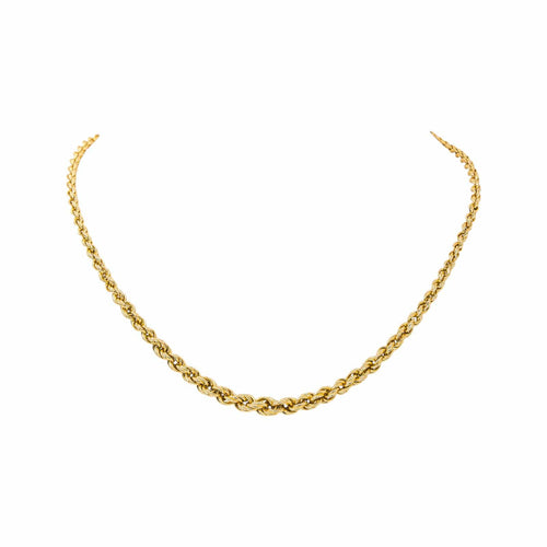 Collier maille corde en or jaune 58 Facettes 5858125CN