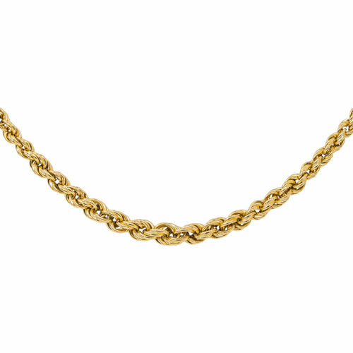 Collier maille corde en or jaune 58 Facettes 5858125CN