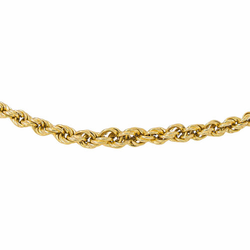 Collier maille corde en or jaune 58 Facettes 5858125CN