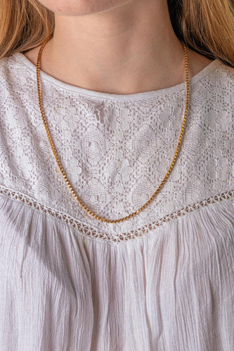 Collier maille souple en or rose 58 Facettes 5858106CN