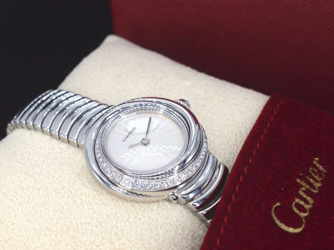 Cartier Trinity - Montre 27 mm en or 18 carats et diamants 58 Facettes 8065