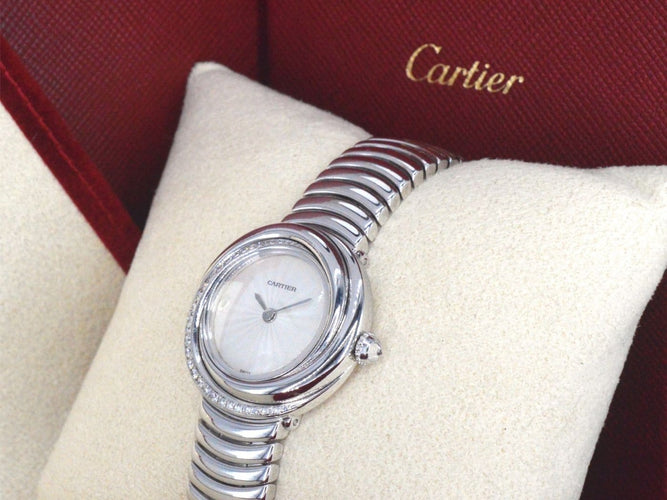 Cartier Trinity - Montre 27 mm en or 18 carats et diamants 58 Facettes 8065