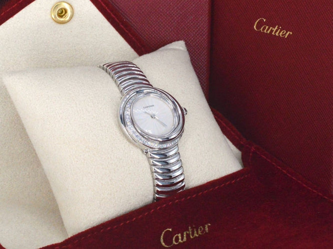 Cartier Trinity - Montre 27 mm en or 18 carats et diamants 58 Facettes 8065