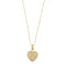 Collier Unoaerre - Collier maille vénitienne avec pendentif cœur en or jaune et diamants 58 Facettes 32739