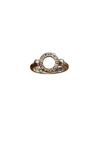 Bague 59 Bvlgari Bvlgari - Bague Flip en or blanc, diamants et onyx 58 Facettes