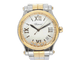 Chopard Happy Sport - Montre en or rose, acier et diamants