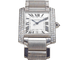 Cartier Tank Française - Montre en or blanc et diamants