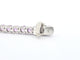 Bracelet tennis en or blanc et saphirs roses 58 Facettes 2903
